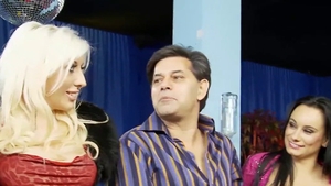 Plowing hard escorted by big tits british brunette