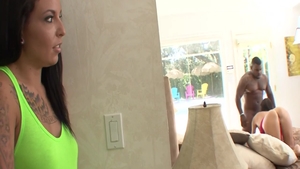 Petite girl feels up to gangbang