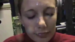 Amateur likes bukkake in HD