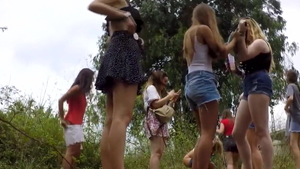 Beautiful & young amateur homemade pissing