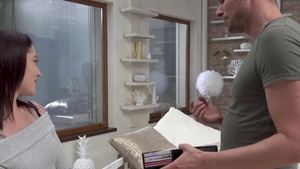 Beautiful teen chick doggy fucks reverse cowgirl HD