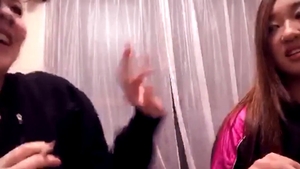 Asian smoking live on webcam HD