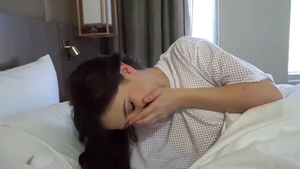 Deepthroat with petite stepsister