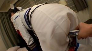 Tiny tits japanese teen chick fun with toys