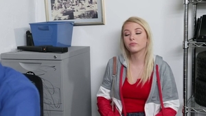 Rough nailing escorted by police officer Dixie Lynn