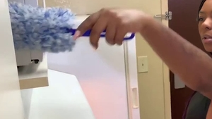 Ebony busty maid ass fucking classic