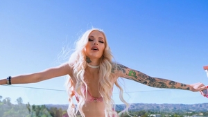 Alex Grey in lingerie cowgirl sex in HD