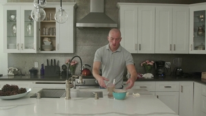 Pretty blonde upskirt pussy fuck in the kitchen