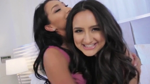 Hairy pussy Vicki Chase wearing bra