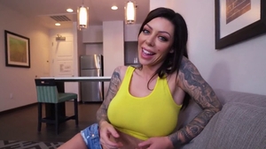 Very sensual Karma Rx reverse cowgirl pussy eating