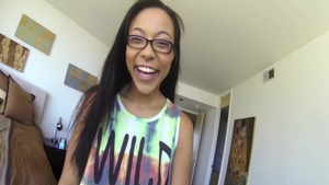 Bubble butt & very sexy babe Adrian Maya POV ass pounded