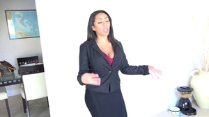 Perfect body brunette Priya Price POV ass fucking