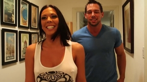 Perfect teen Rachel Starr sucks big cock