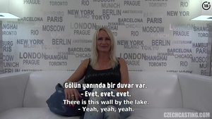 Large tits turkish mature sucking dick at the casting