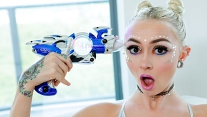 Blowjob sex tape next to long legs first time Chloe Temple