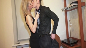 Skinny blonde feels in need of ramming hard