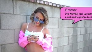 Petite teen Emma Hix anal fucks