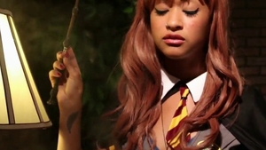 Tattooed wearing uniform hard interracial sex