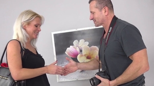 Ass fucking at casting amongst busty stepmom Kathy Anderson