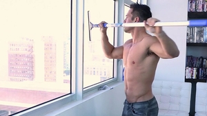 Shaved star Amber Cox cunnilingus in HD