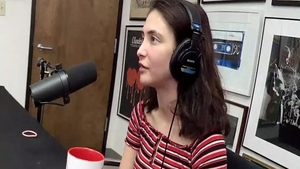 Petite Jane Wilde during interview