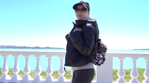 MILF rides huge dildo