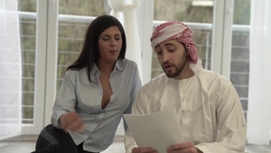 Face fuck among large tits arab teacher Coco De Mal