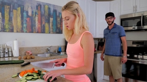 Skinny teen rough face fuck