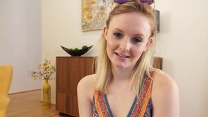 Small boobs babe Lanna Carter handjob HD