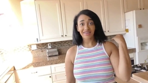 Emori Pleezer sucking cock