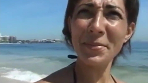 Blowjob escorted by big tits brazilian mature