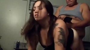 Erotic amateur reality doggy style