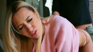 Gorgeous european babe feels up to sucking cock HD