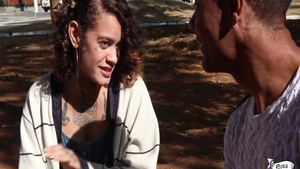 Tattooed amateur pickup in hotel