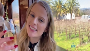 Beautiful sexy teen Paris White first time blowjobs in public