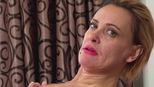 Ejaculation in the company of small boobs stepmom