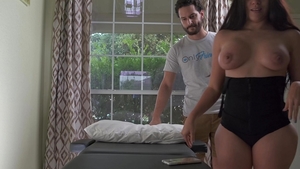 Oily masturbation alongside thick latina amateur