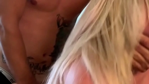 Very hawt hotwife doggy fucking in hotel