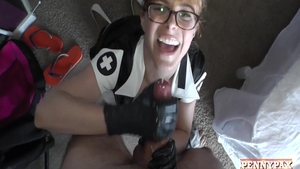 Mature Penny Pax POV sucking cock