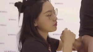 Cute asian amateur June Liu likes loud sex wearing pantyhose