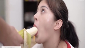 Cumshot among small tits very sexy asian amateur