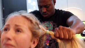 Big booty girl feels the need for spanking