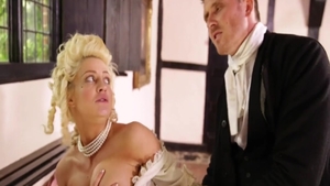 Skinny babe Sienna Day rough cumshot sucking dick