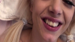 Young babe pussy eating at the audition