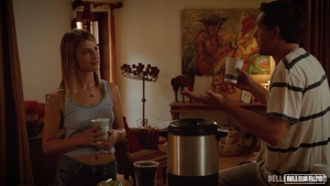 Hairy & small tits teen fantasy cunnilingus