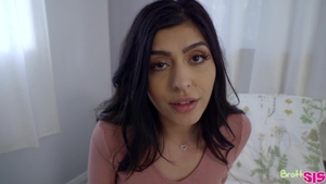 Step sister Audrey Royal POV creampied