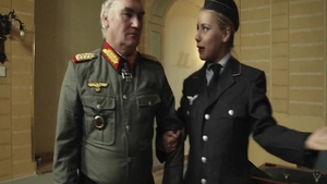 Pussy fucking in company with skinny german