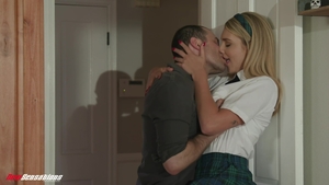 Real fucking along with big boobs teen