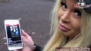 Large tits and muscle college student fail fitness at castings