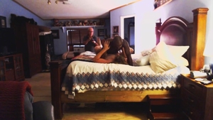 Plowing hard in company with chubby brunette